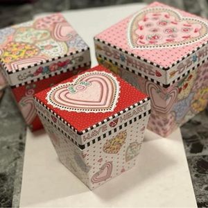 Three Mary Engelbreit nesting boxes